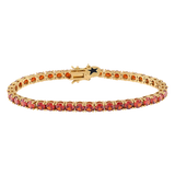 BRAZALETE TENNIS GRANATE 4MM