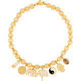 COLLAR DECLARACIÓN DE LIBERTAD OJO DE GATO VAINILLA