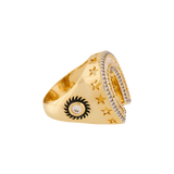 Anillo Eki Herradura Cristal
