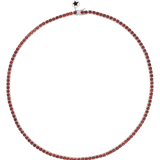 CADENA TENNIS RODIO GRANATE 3MM