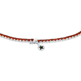 CADENA TENNIS RODIO GRANATE 3MM