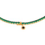 CADENA TENNIS ESMERALDA 3MM