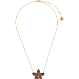CADENA ORQUÍDEA CATLEYA GRANATE