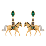 Aretes Eki Crimson Dorado