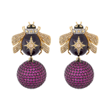 ARETES ESFERA ABEJA DUSK CHOCOLATE