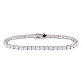 BRAZALETE TENNIS CRISTAL 4MM
