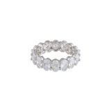 ANILLO MULTI OVALO CRISTAL RODIO