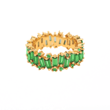 ANILLO MULTI BAGUETTE ESMERALDA