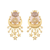 ARETES ESCARABAJO ZENIT LUNA NÁCAR