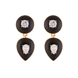 ARETES PIEDRA MISI ONYX CRISTAL