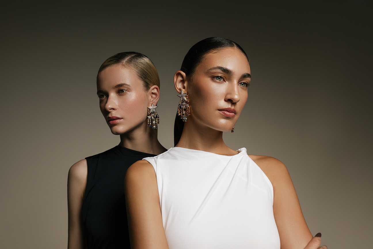 Senda by Nelly Rojas - White Star Studs