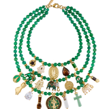 COLLAR DECLARACIÓN DE LIBERTAD JADE VERDE