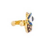 Earcuff Escarabajo Midnight Chocolate