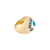 Anillo Ojo Midnight Záfiro