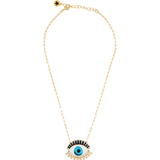 Collar Ojo Y Estrella Midnight Azul