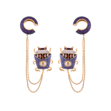 TOPOS EAR CUFF ESCARABAJO NOON MORADO