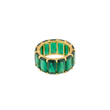 ANILLO GRAN BAGUETTE ESMERALDA
