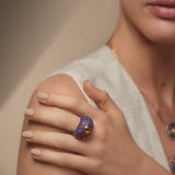 ANILLO NOON AMATISTA