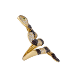 ANILLO SERPIENTE WANDERLUST CHOCOLATE CRISTAL