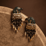 ARETES GRAN IBIS VERDE CHOCOLATE