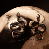 ARETES SERPIENTE WANDERLUST CHOCOLATE CRISTAL