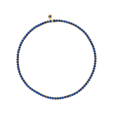 2MM SAPPHIRE TENNIS NECKLACE