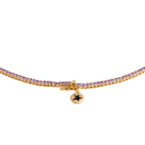 TENNIS CLASSY AMETHYST NECKLACE 