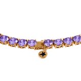 COLLAR TENNIS BOLD AMATISTA 8MM
