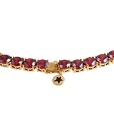 COLLAR TENNIS BOLD GRANATE 8 MM