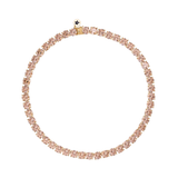 COLLAR TENNIS BOLD CHAMPAÑA 8MM