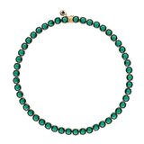 BOLD EMERALD TENNIS NECKLACE 