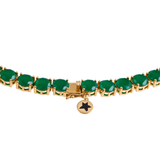 COLLAR TENNIS BOLD MILKY GREEN 8MM