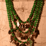 COLLAR DECLARACIÓN DE LIBERTAD JADE VERDE