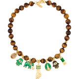 COLLAR DECLARACIÓN DE LIBERTAD OJO DE TIGRE