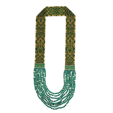 COLLAR GAIA MULTIVUELTAS JADE VERDE