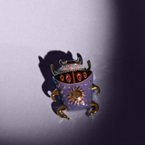 BROCHE ESCARABAJO NOON MORADO