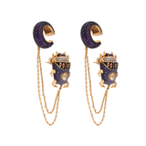 TOPOS EAR CUFF ESCARABAJO NOON MORADO