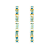 HOOPS LANTANA SIMPLE BAGUETTE TURMALINA