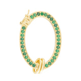 BROCHE ÓVALO ESMERALDA