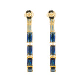 HOOPS LANTANA SIMPLE BAGUETTE ZAFIRO
