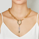 BROCHE ÓVALO ESMERALDA