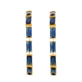 HOOPS LANTANA SIMPLE BAGUETTE ZAFIRO